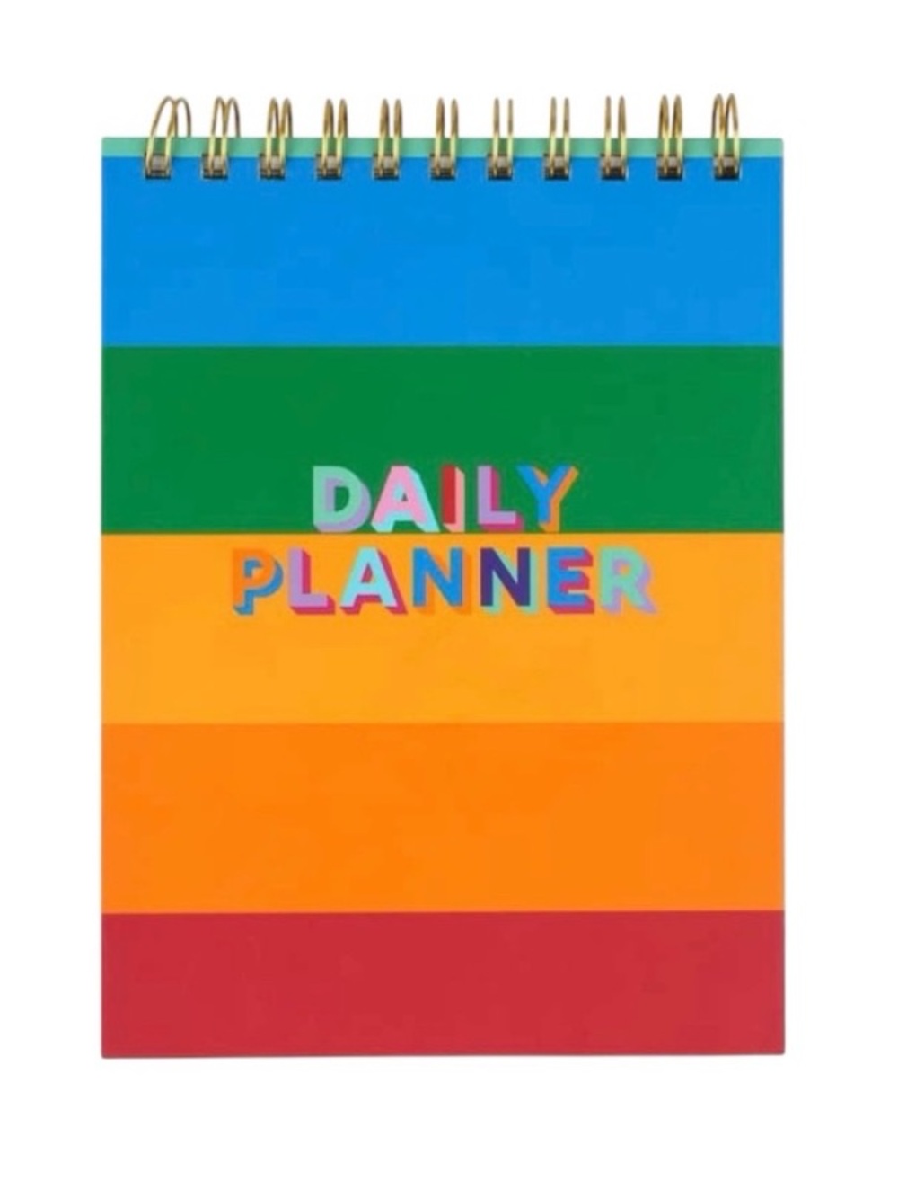 Daily Planner Spiral Notebook - Multicolor